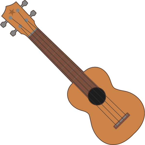Simple ukulele outline