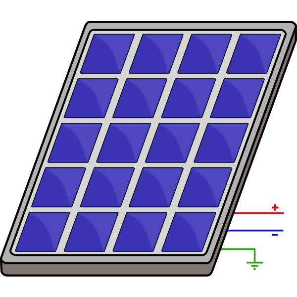 Simple solar panel