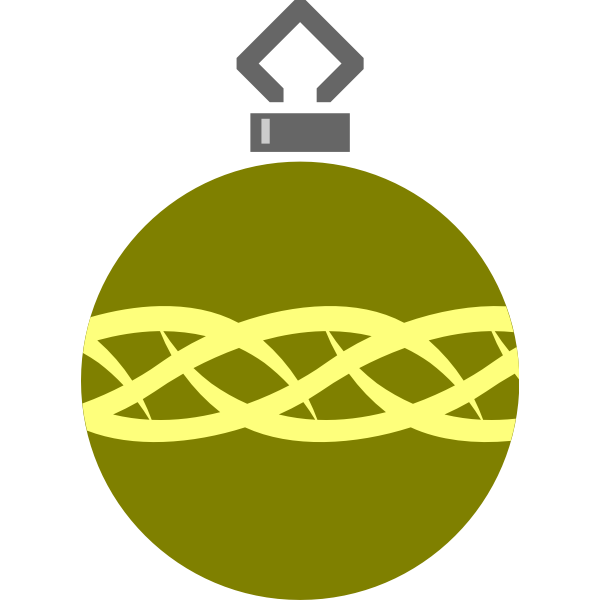 Green tree bauble
