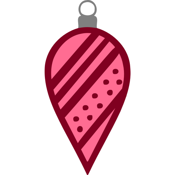 Red spiky bauble