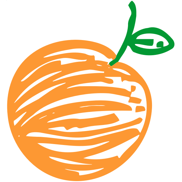 Sketched orange