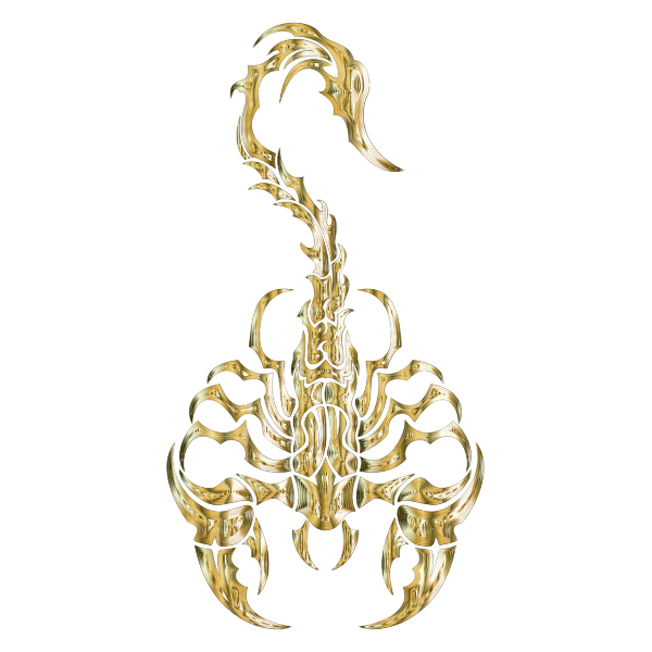 Sleek Tribal Scorpion Gold 2