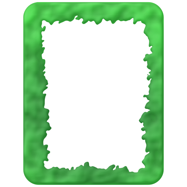 Slime border vector clip art