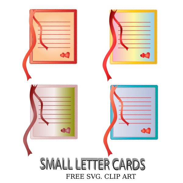 Small Letter Cards