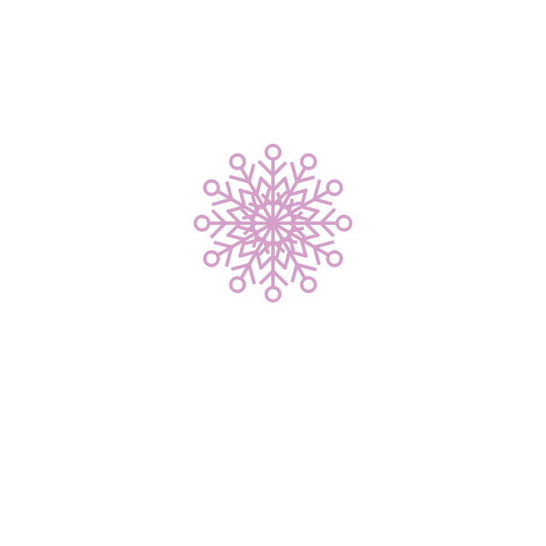 pink snowflakes clipart snowflake