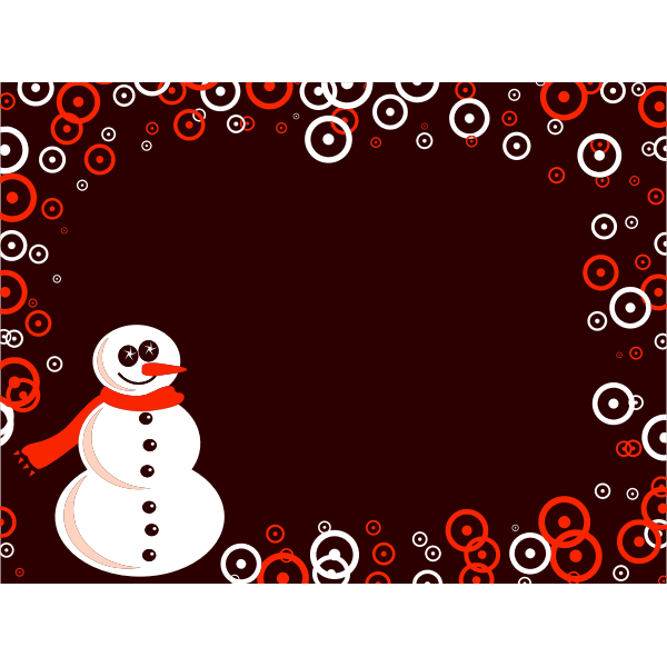 Snowman background