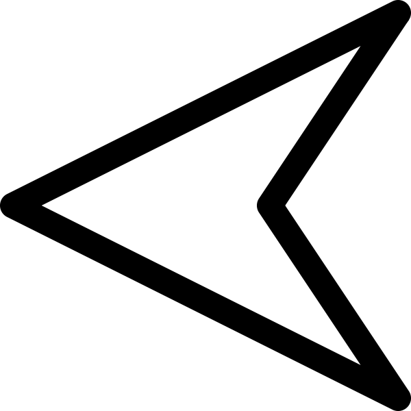 Arrow pointer left vector image