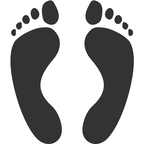 Human footprints | Free SVG