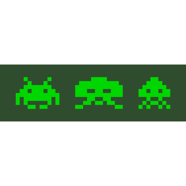 space invaders characters