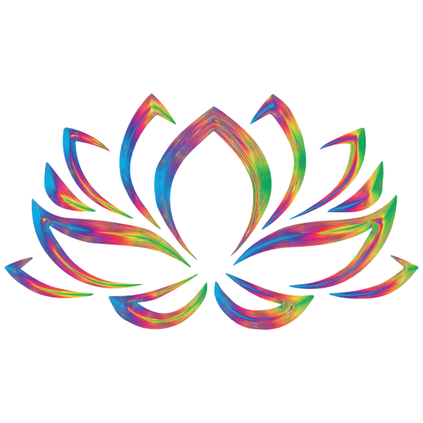 Spectralized Lotus Flower No Background