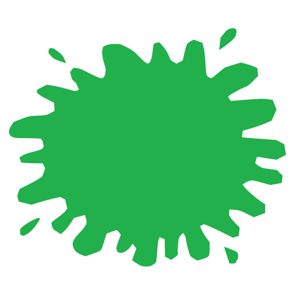 Green color spat | Free SVG