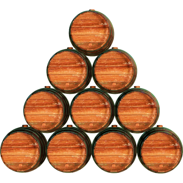 Stack Of Barrels