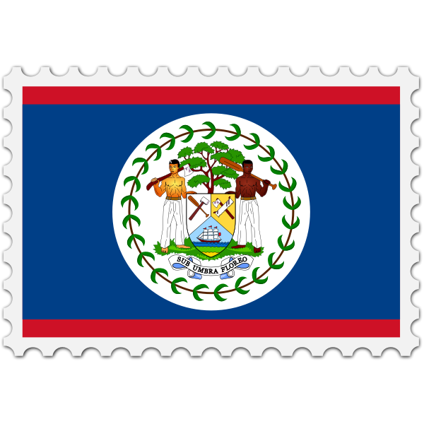Belize Flag Svg Clipart Belize Design Design Vector Clipart Commercial License Included Cut File PNG Belize Svg DXF Cricut