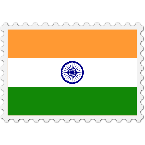 Download India flag stamp | Free SVG
