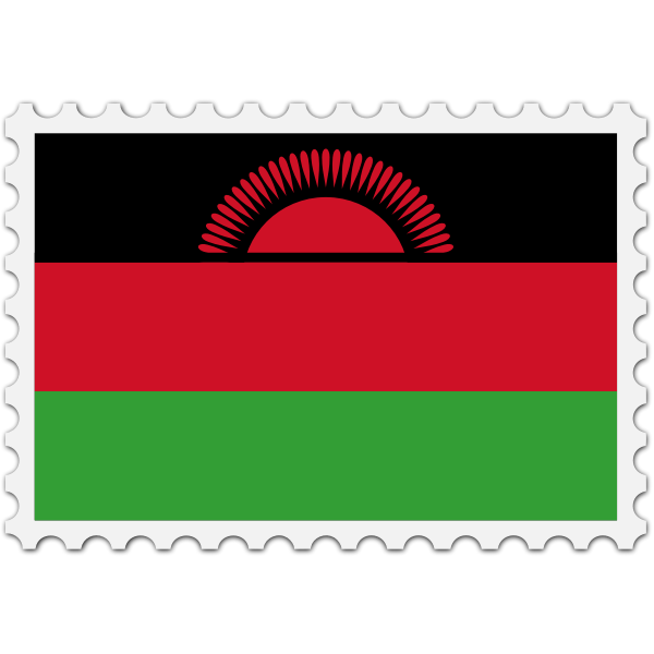 Stamp Malawi Flag
