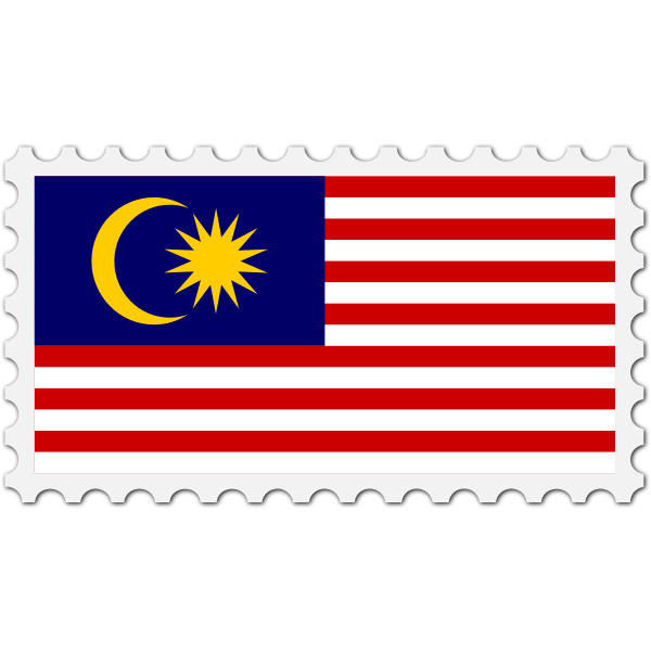 Stamp Malaysia Flag