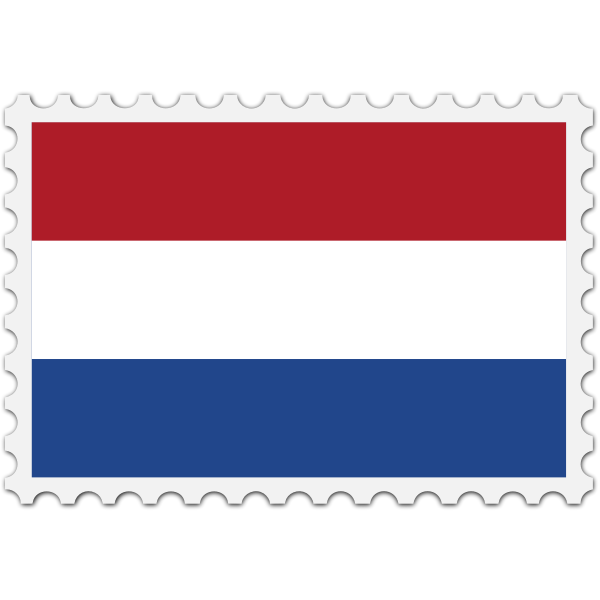 Stamp Netherlands Flag
