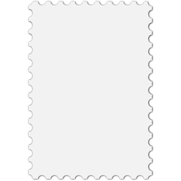 Stamp outlined