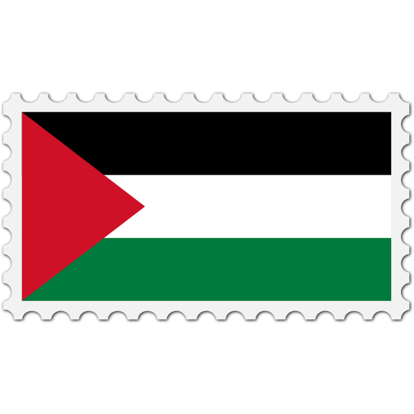 Stamp Palestine Flag