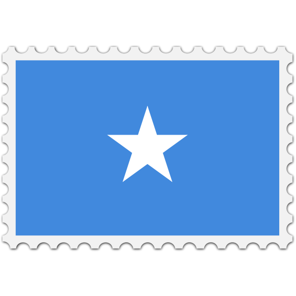 Stamp Somalia Flag