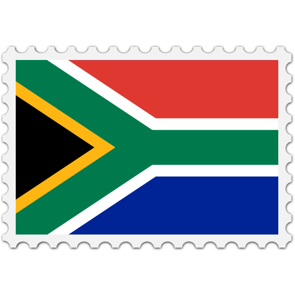 Stamp South Africa Flag