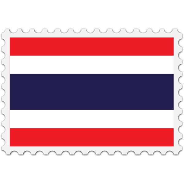 Stamp Thailand Flag