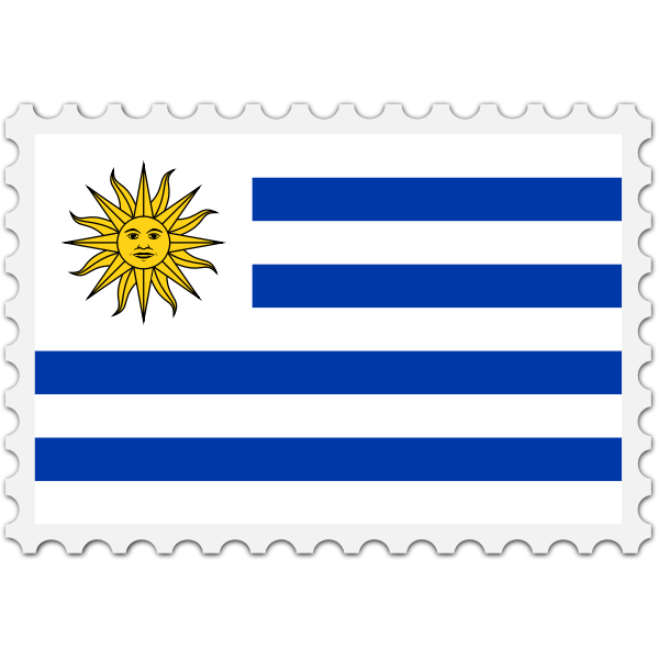 Stamp Uruguay Flag