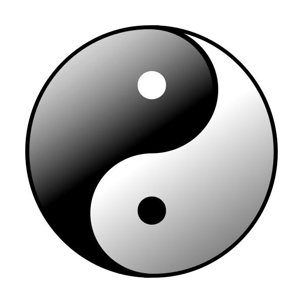 Yin-Yang vector illustration | Free SVG