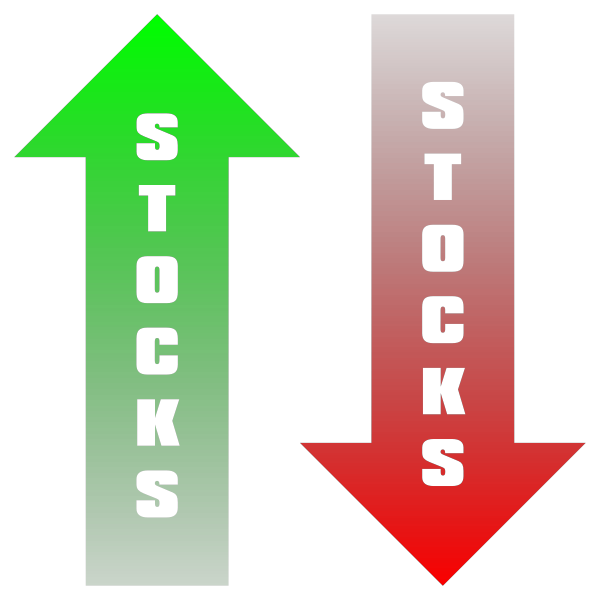 Stock trends vector graphics