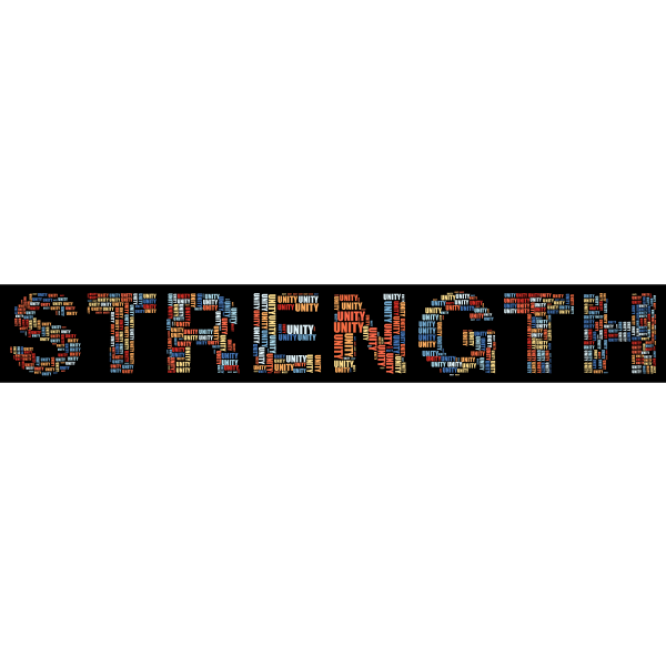 Strength typography