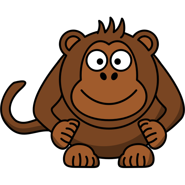 Cartoon monkey | Free SVG