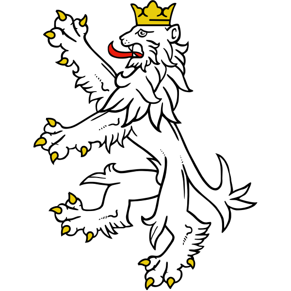 Stylised lion symbol