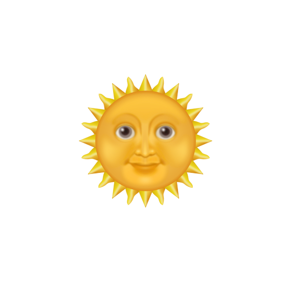 Sun emoji