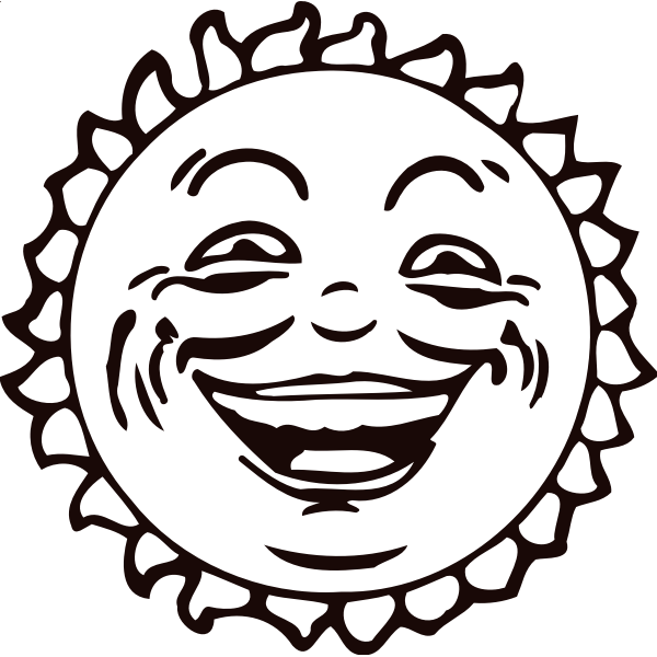 Smiling sun image