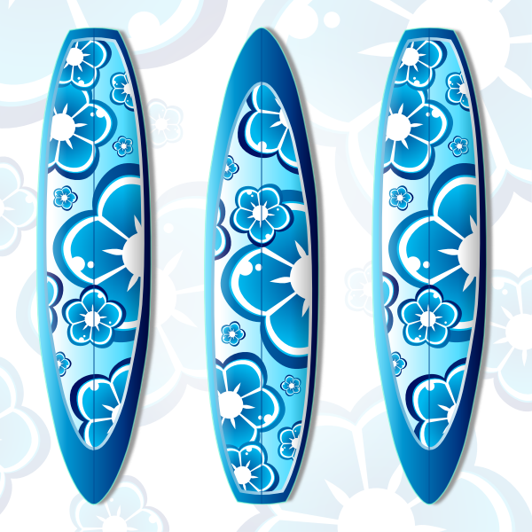 Surfboard Vector Illustration Free Svg