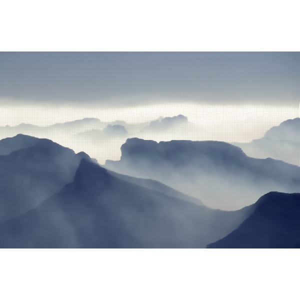 Surreal Foggy Valley