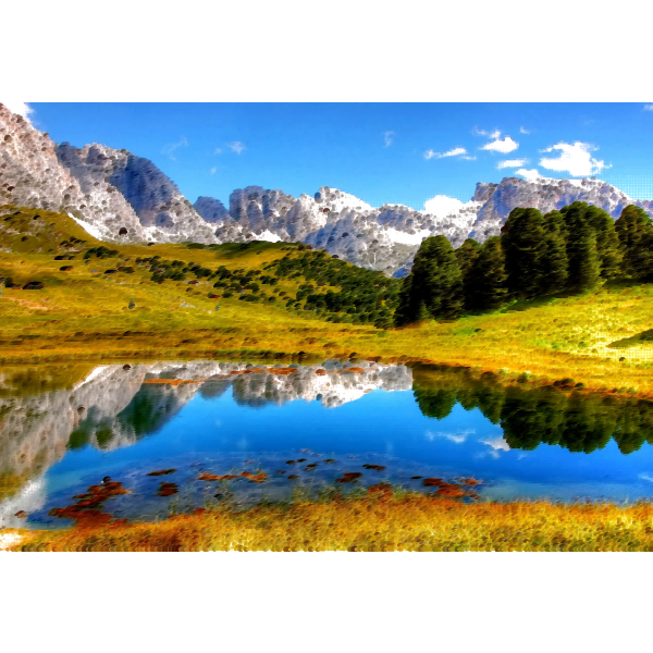 Surreal Italian Alps