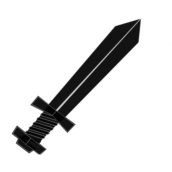 Bloody sword vector image | Free SVG