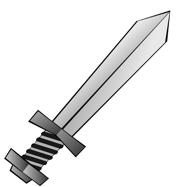 Bloody sword vector image | Free SVG
