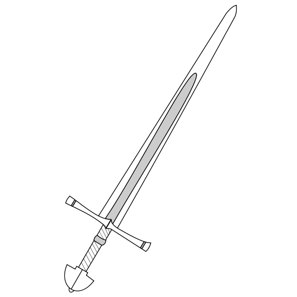 Medieval sword image | Free SVG