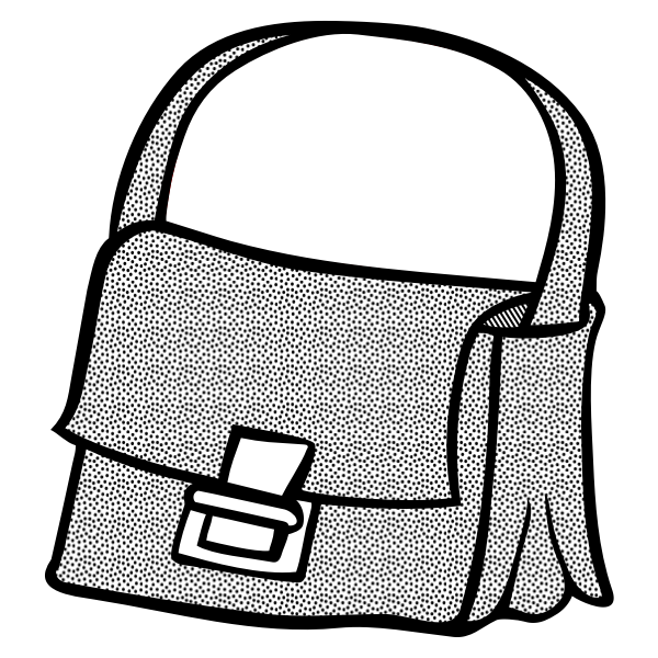 Paper Bag Clipart Black And White - Free Transparent PNG Clipart Images  Download