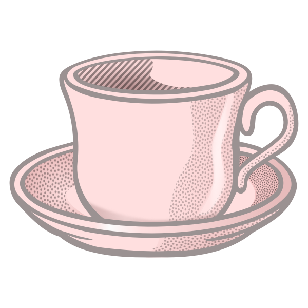 Pink Tea Cup Clip Art