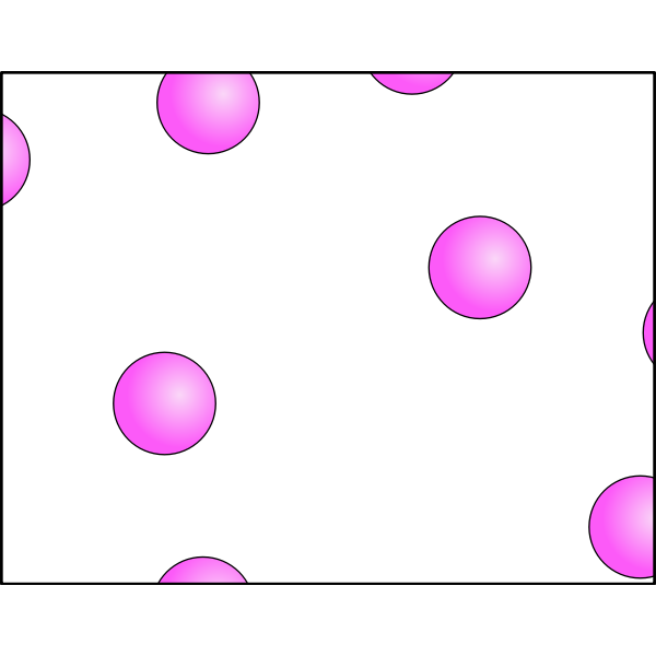 Random pink balls