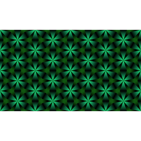 Tessellation in green color vector image