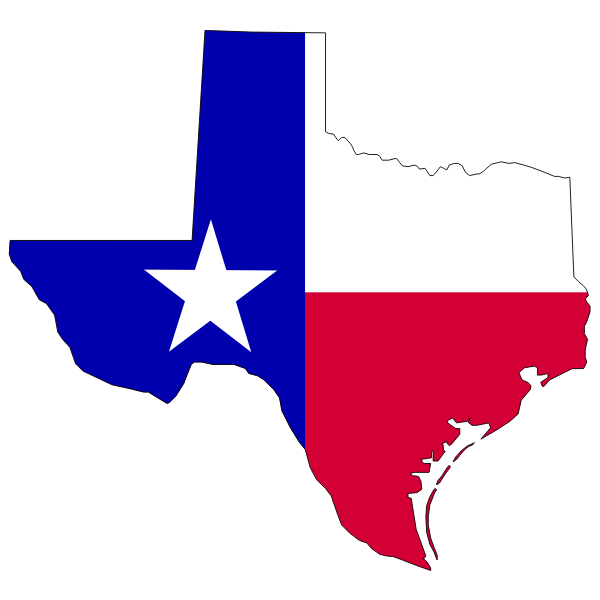 Flag Of The State Of Texas Free Svg
