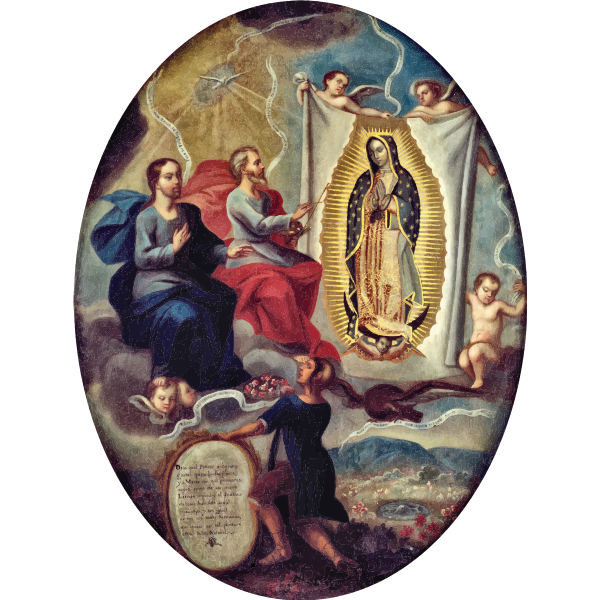 The Eternal Father  Virgin of Guadalupe