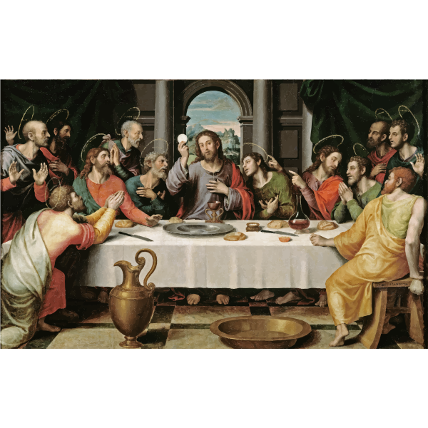The Last Supper Ultima Cena   Juan de Juanes