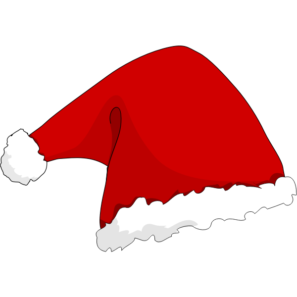 Santa Claus Hat Vector Free Svg