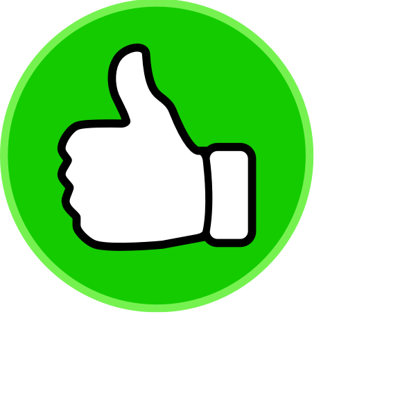 thumbs up vector