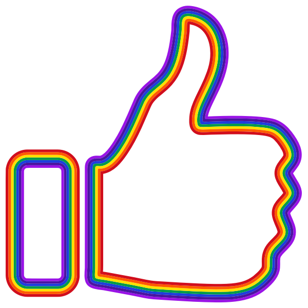 Thumbs Up Rainbow